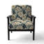Chaise d'appoint florale Cobalt-6885502