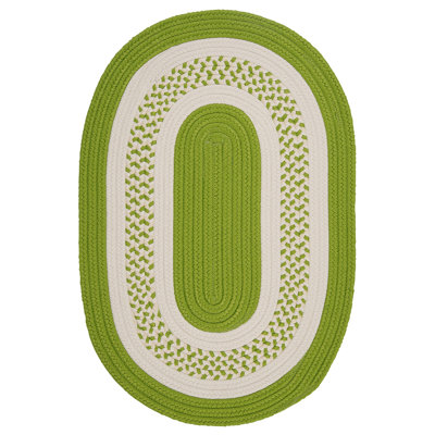 Crescent Indoor/Outdoor Reversible Area Rug - Bright Green