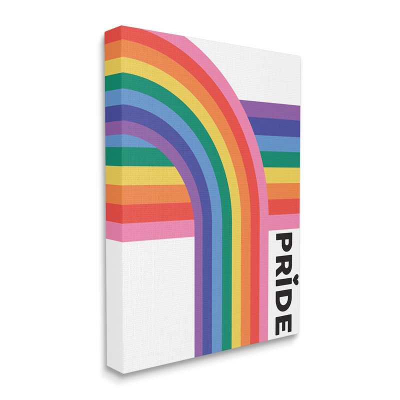 «Pride Rainbow Arch LGBTQ», impression sur toile, H 48 po x l 36 po x P 1,5 po