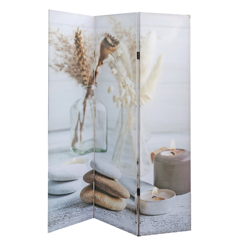 Ih Casadecor 47.5'' W x 71'' H 3 - Panel Folding Room Divider