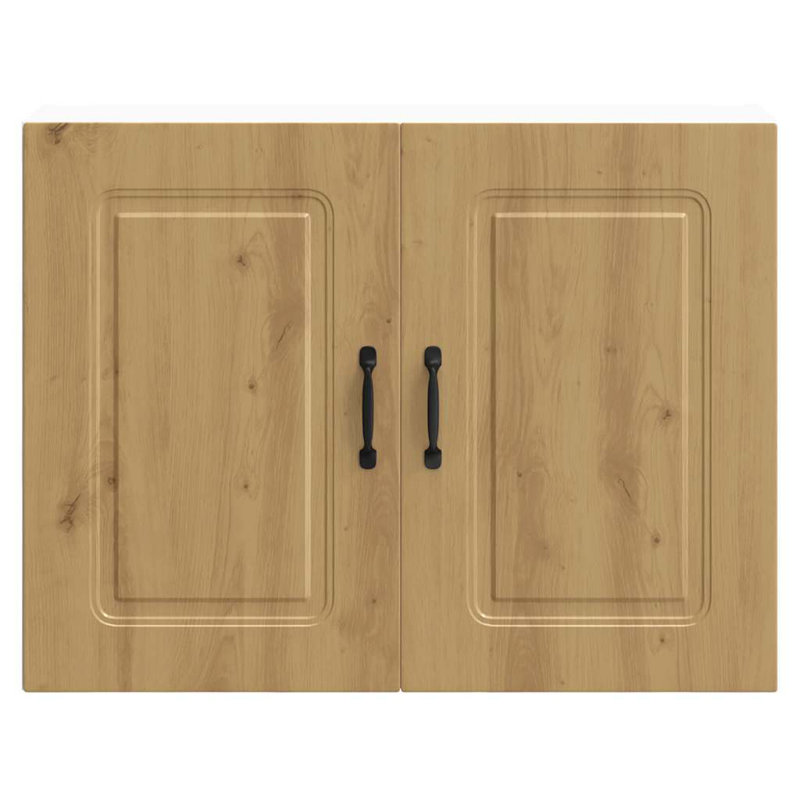 Armoire murale de cuisine vidaXL, Chêne artisanal, H 23,6 po x l 31,5 po x P 12,2 po