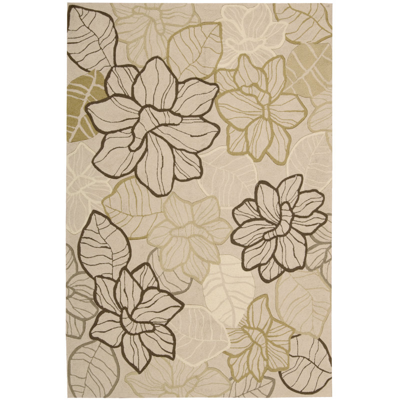 Floral Indoor Rug, 3'6" x 5'6"