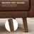 36.61" Wide Upholstered Faux Leather Accent Chair With Tufted Seat (Set of 3 )-119023949