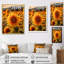 Tournesol doré au coucher du soleil I-962809281-962809280