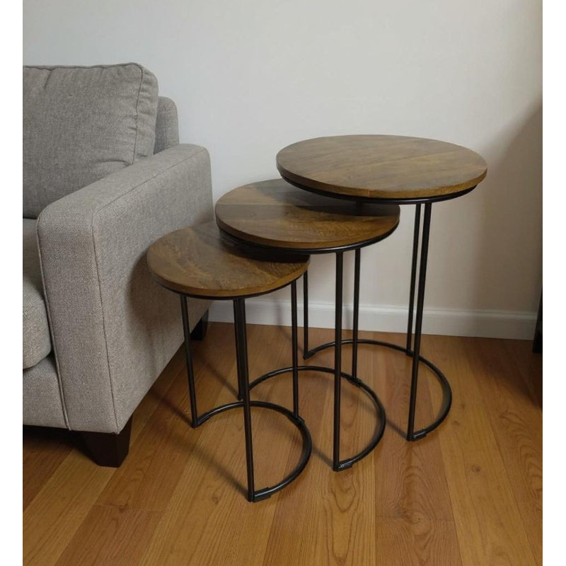 Ensemble de deux tables gigognes Normant