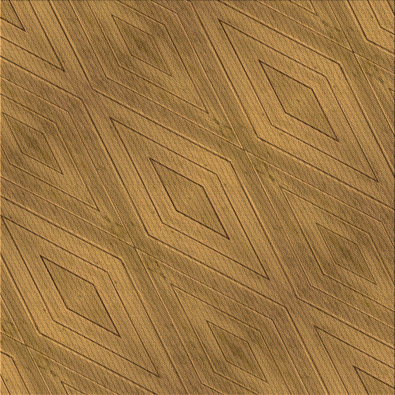 Geometric Indoor Rug, Square 4'