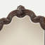 Miroir orné d'acajou