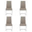 Chaise d'appoint rembourrée en similicuir H 18,5 po Haugen-119009919-31381535-40759746