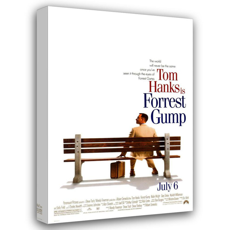 Forrest Gump, H 24 po x l 16 po