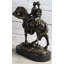 Élégante sculpture en bronze massif à cheval faite à la main par Milo