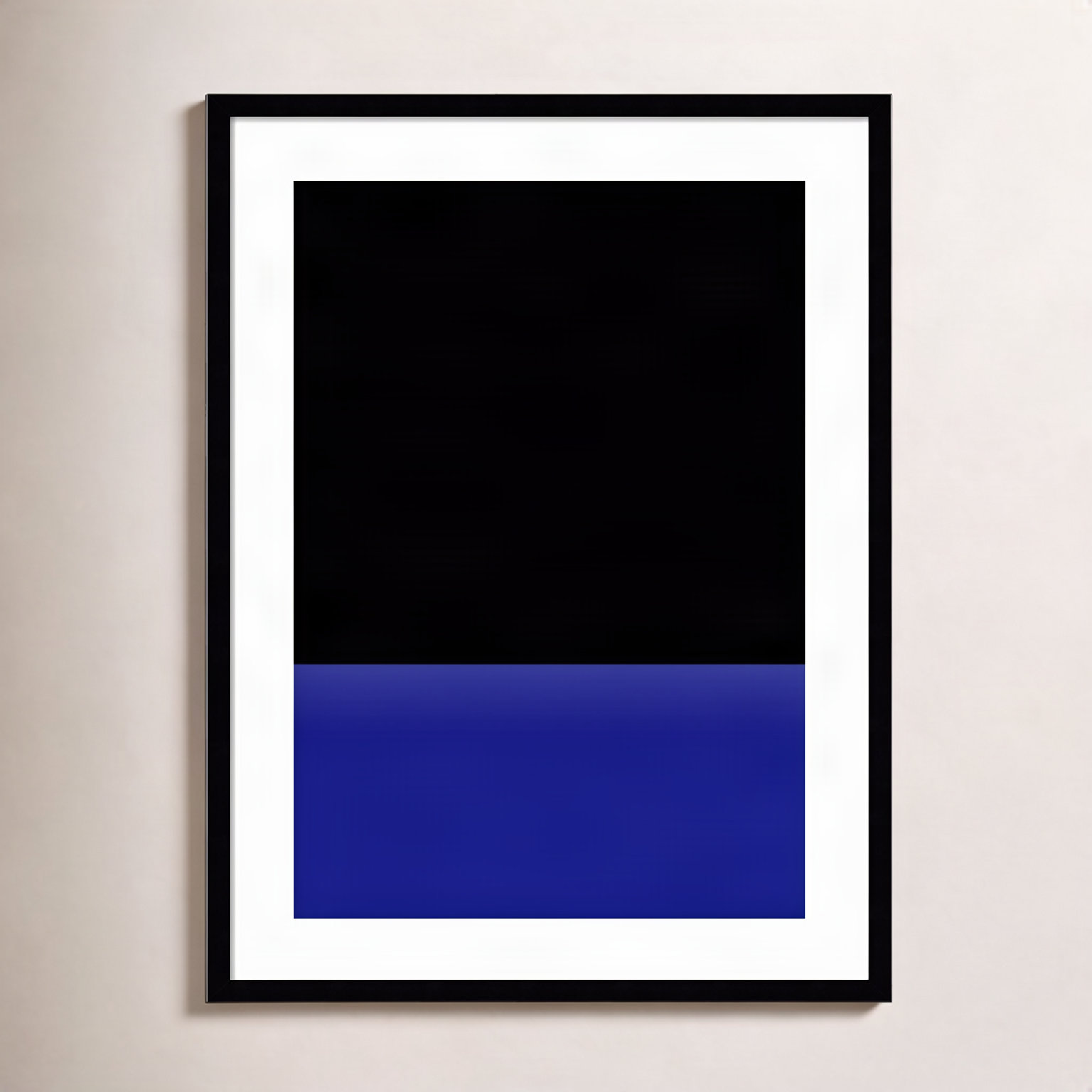 Lancey "Sea" Print by Alex Caminker, Black, 33" H x 24" W