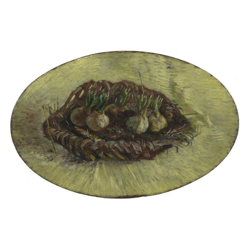 Panier d'ampoules de jacinthe par Vincent van Gogh - Impression giclée, H 22 po x l 28 po