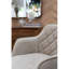 Chaise avec accoudoirs rembourrée en tissu Joao-1642509477