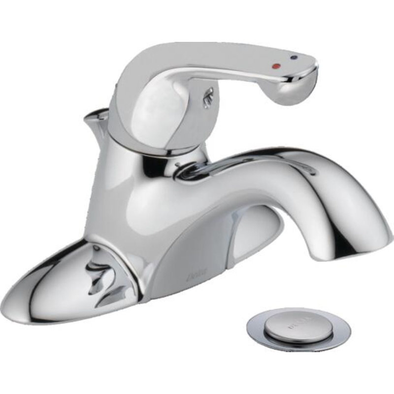 Robinet de lavabo avec drain escamotable