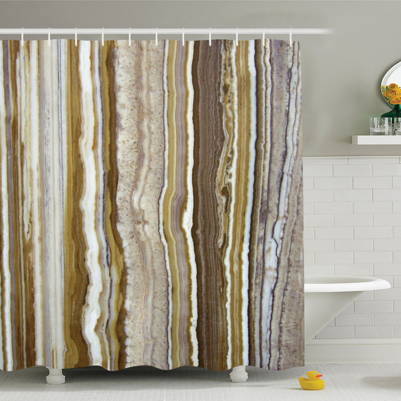 Ensemble de rideau de douche Onyx, H 70 po x l 69 po