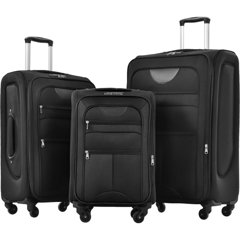 Ensemble de 3 valises extensibles Softside Valise