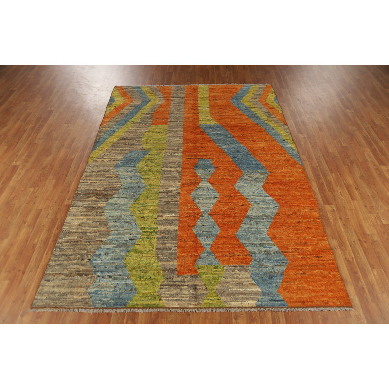 Tapis oriental marocain fait à la main 7 x 10