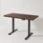 Electric Height Adjustable Standing Desk With Solid Rubber Wood Top