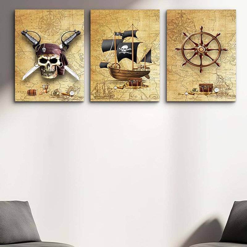 3 Piece Wrapped Canvas Print