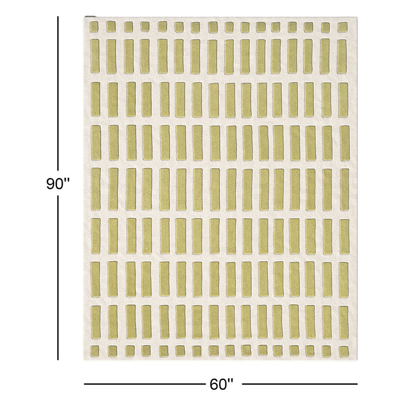 Tapis olive Jason, Rectangle 5 pi x 7 pi 6 po
