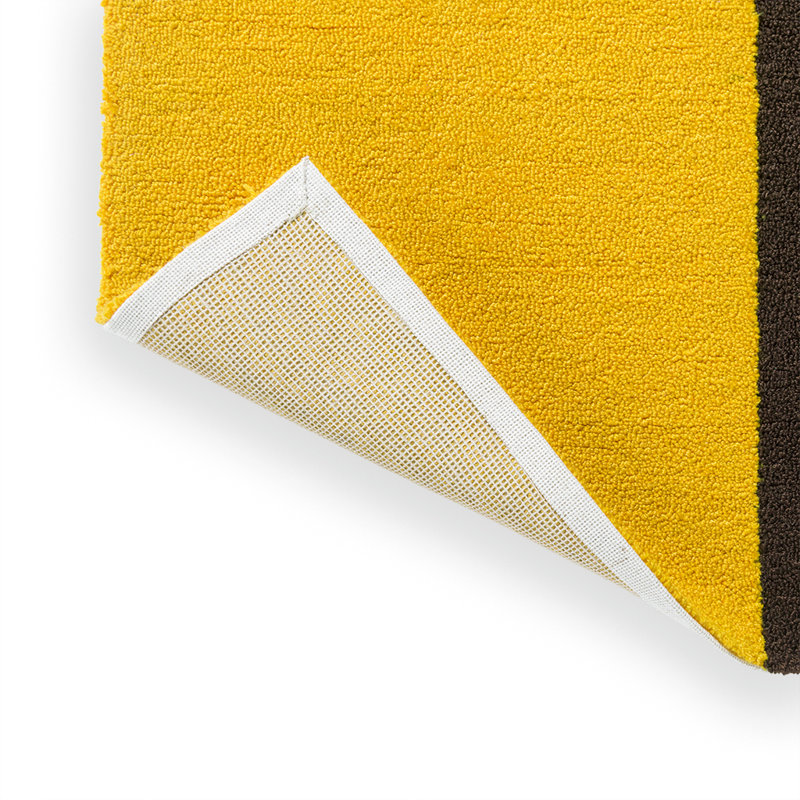 Habitat Festival Hand Tufted Striped Area Rug in Brown/Yellow/Gray/Black, Rectangle 8'2" x 11'6"
