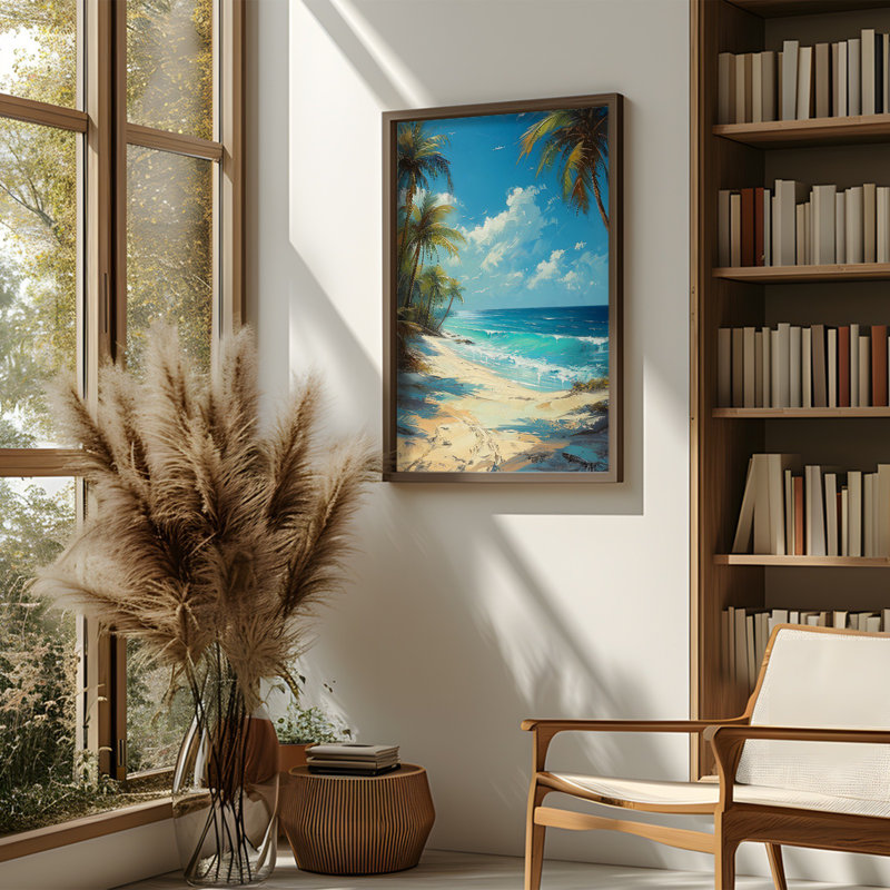 Peinture élégante en panneau de fibres à densité moyenne, 19,7 po x 27,6 po x 0,1 po | 100% panneau de fibres à densité moyenne avec une épaisseur de 3 mm, structure en épinette durable | Parfait pour la décoration intérieure, le salon et le bureau | Œuvre d'art élégante pour rehausser votre espace
