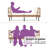 Belulah 74.8'' Wide Straight Metal Patio Daybed with Cushions-1301875263-1301875262