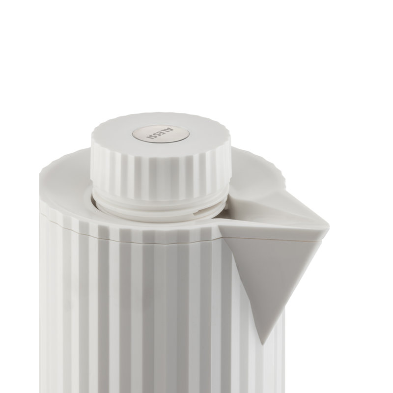White Thermoplastic Resin Thermal Carafe with Double Wall Glass