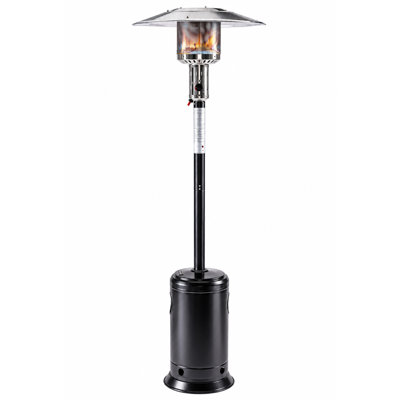 88" Standing Patio Heater, 47000 BTU Outdoor Propane Heater for Backyard & Garden