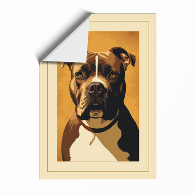 Dignified Canine Modern - Framed Print