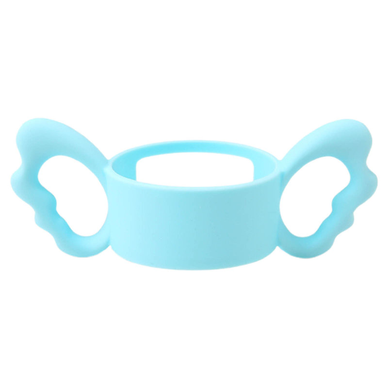 Accessoire de poignée de bouteille de lait et de gel de silice de plus de 6 cm de large, Bleu