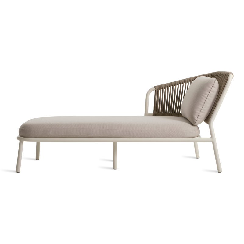 Mate Outdoor Chaise Lounge, Linen Sunbrella®