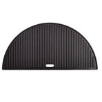Kamado Joe Half Moon Cast Iron Reversible Grill Griddle for 24 in. BigJoe