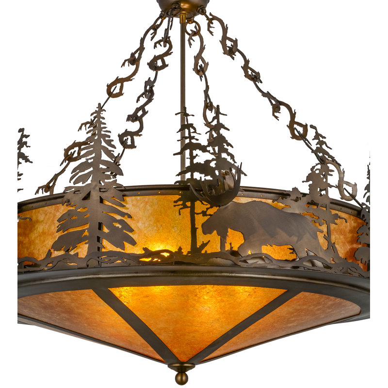 Luminaire suspendu unique à 4 lumières Christiyana