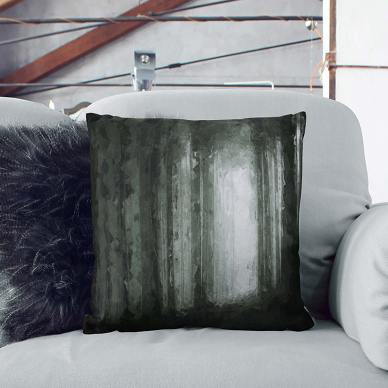 Square Cushion, 40cm H x 40cm W x 15cm D, Stone