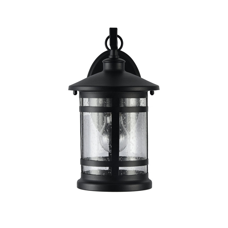 Brasher Wall Light, Textured Black