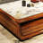 Luxurious Marble Solid Wood Coffee Table