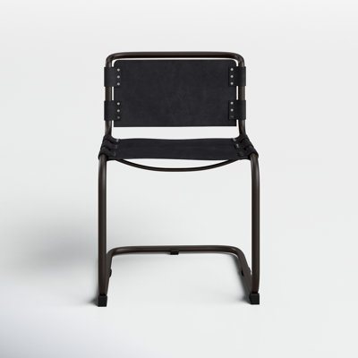 Otelia Leather Upholstered Side Chair
