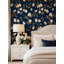 Papier peint amovible tulipes bleu marine Fiasco