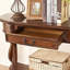 Console en bois massif brun 51,97 "