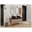 Ensemble de meuble-lavabo double 48 po avec armoire d'appoint 48 po