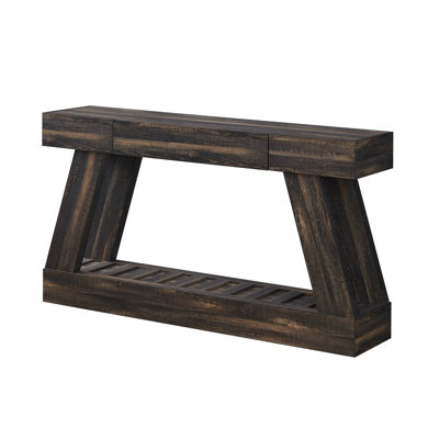 60" Farmhouse Console Table with Drawers for Hallway Living Room as Entryway Table and Sofa Table