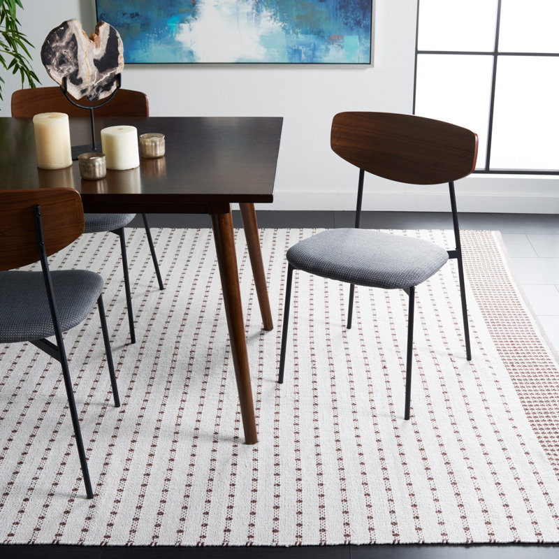 Aitken Flat Weave Cotton Geometric Rug, Rectangle 8' x 10'