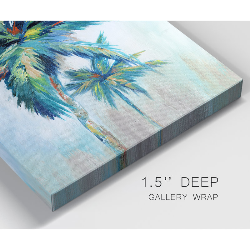 Bright Breeze I Watercolor Painting Print Set Designed by J Paul, 32" H x 48" W, Wrapped Canvas, No Frame