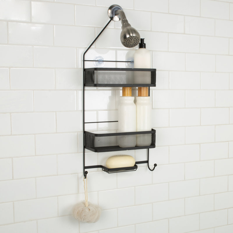 Suction Stainless Steel Shower Caddy