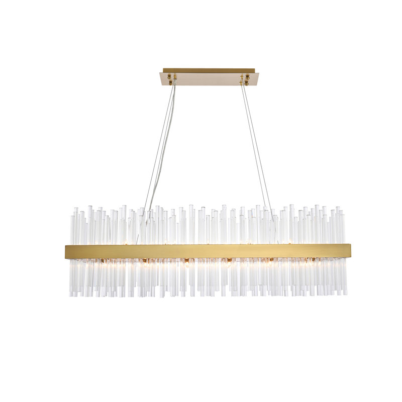 Lustre tambour unique Dalton, Noir, H 14 po x l 20 po x P 20 po, 16 lumières