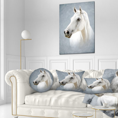 « cheval de troie seul », reproduction de photo sur toile tendue