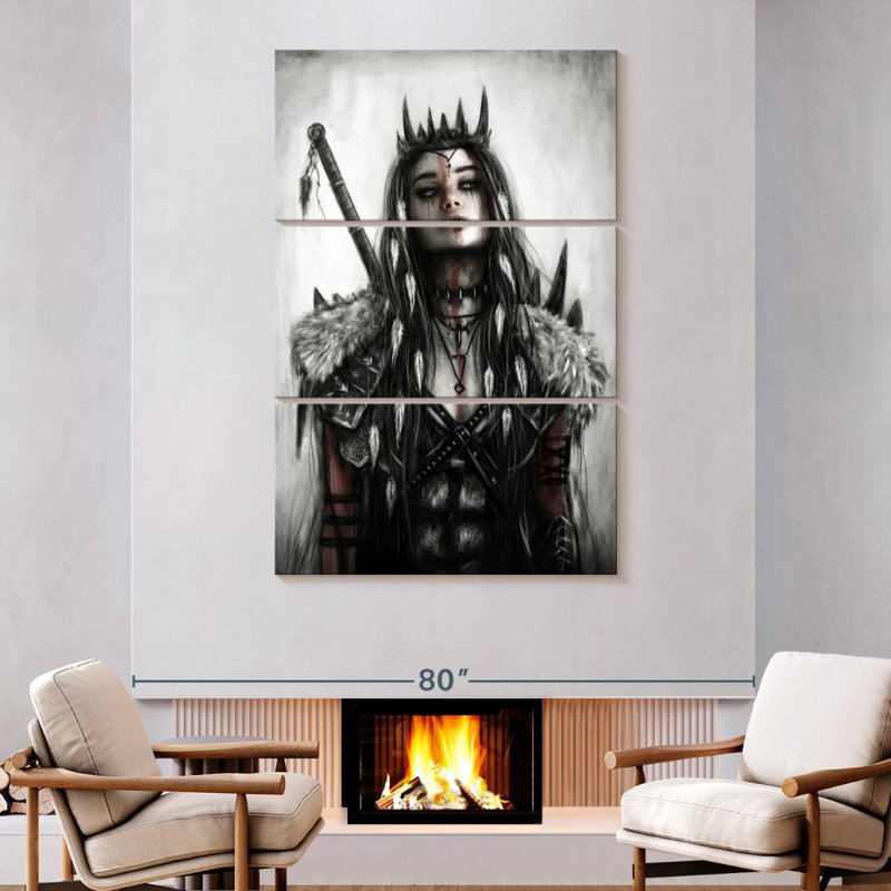 Leisha Wild, 74" H x 48" W