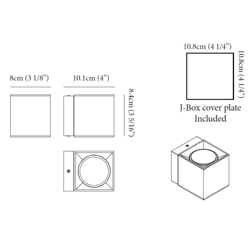 Dau 1-Light Flush Mount, Up AND Down Light, 1 x 60W Halogen Frosted bulb, Matte White Lacquer