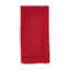 Ensemble de 4 serviettes de table en tissu de cocktail rouge à points ajourés-1181130022